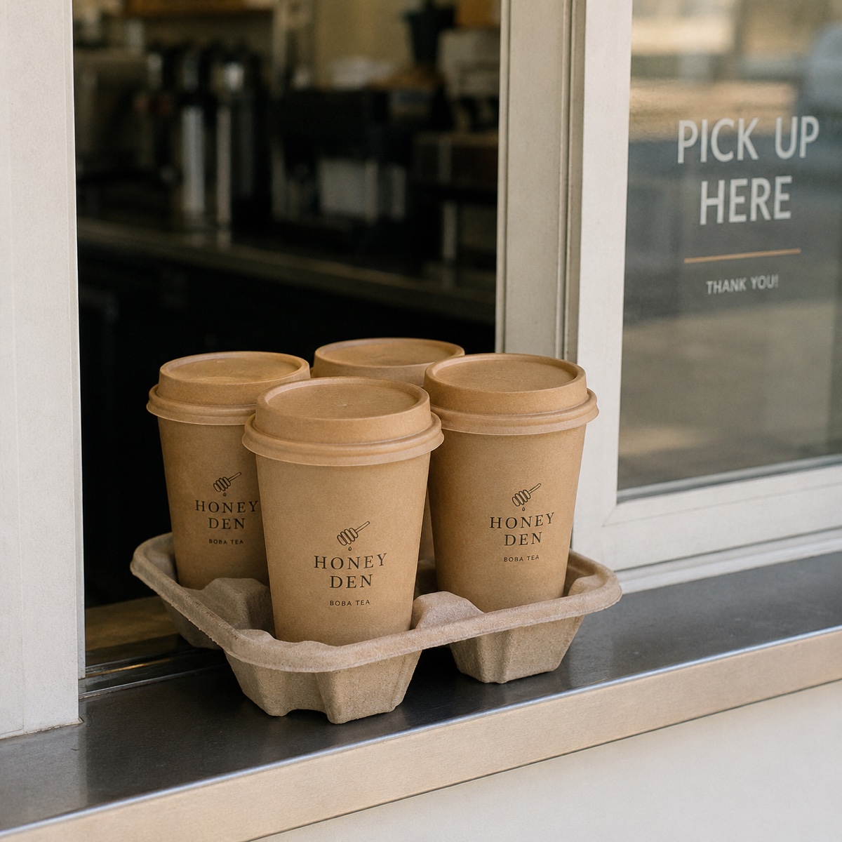 Custom boba cups in the wild 2