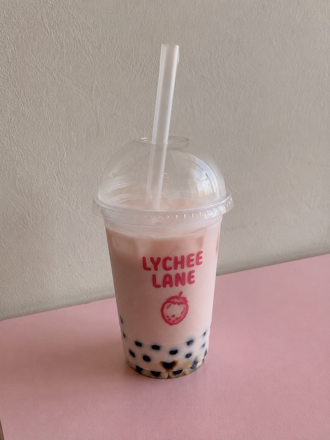 Personalized boba cup close-up — customer photo
