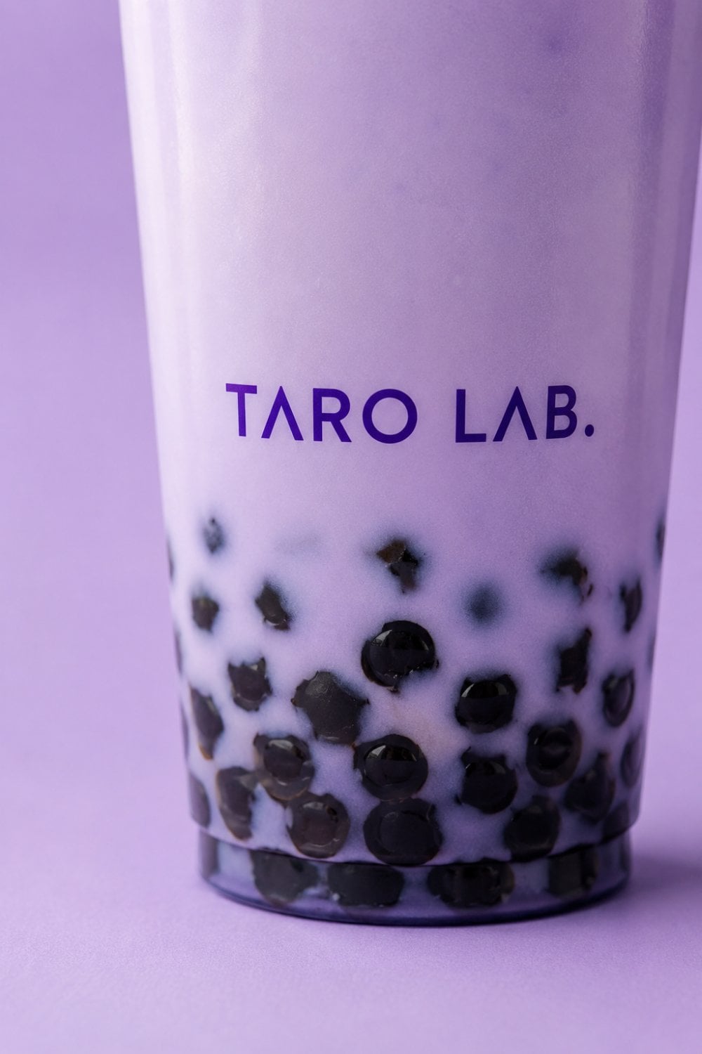Custom printed cup with boba straws for smoothie bars